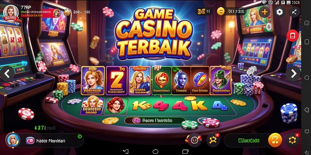 Tampilan gameplay seru di 77RP menunjukkan pengalaman kasino yang nyata.