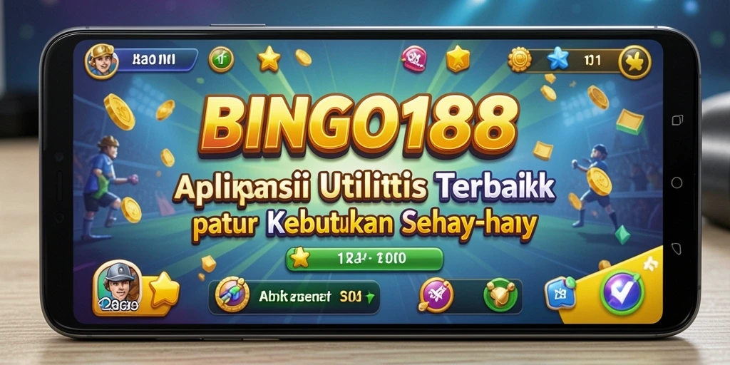 Tampilan antarmuka BINGO188 dengan fitur utilitas lengkap.