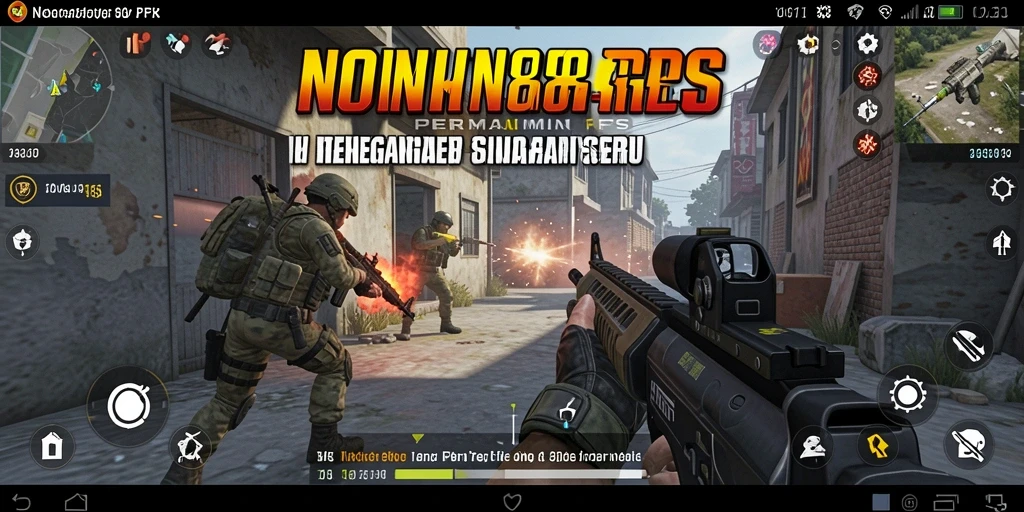 Tangkapan layar NONA88 memperlihatkan aksi seru dalam permainan FPS.