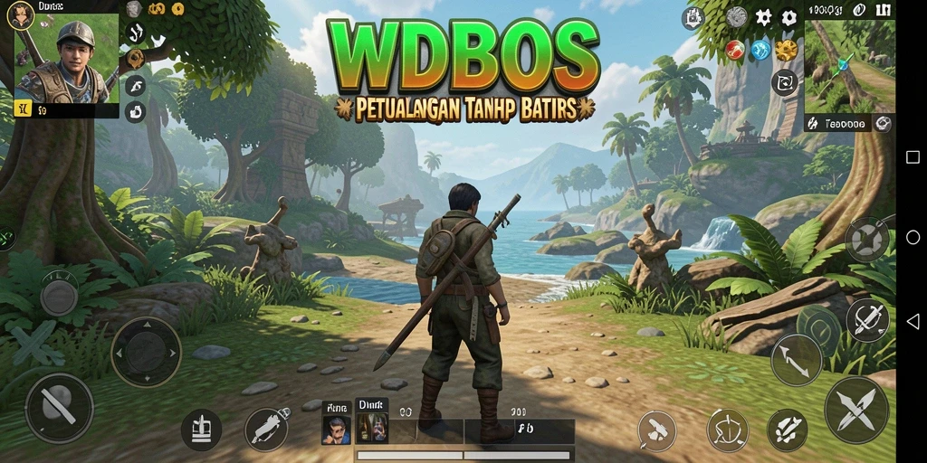 Gameplay seru WDBOS di dunia terbuka yang luas.